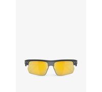 Oakley Womens Grey Oo9400 Bisphaera Rectangle-frame Acetate Sunglasses