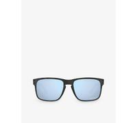 Oakley Womens Oakley Oo9102 55 Holbrook Square-Frame Acetate Sunglasses Black