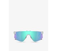 Oakley Unisex Sunglass OO9280 BXTR - Frame color: Clear, Lens color: Prizm Sapphire