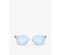 Oakley Womens Oakley Oo9483 Exchange Sun Rectangle-Frame Acetate Sunglasses Clear
