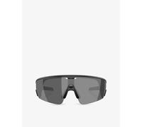 Oakley Womens Oakley Ow8001 Rectangle Meta AI Acetate Sunglasses Black