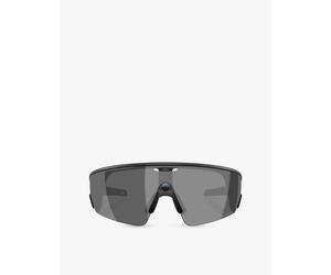 Oakley Womens Oakley Ow8001 Rectangle Meta AI Acetate Sunglasses Black