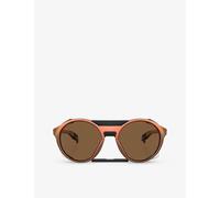 Oakley Womens Oo9440 Clifden Round-frame Acetate Sunglasses