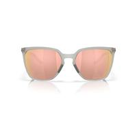 Oakley Women's Oo9480 Sielo Square Sunglasses, Matte Gray Ink/Rose Gold Prizm, 57 mm