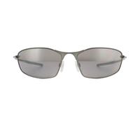 Oakley Wrap Mens Carbon Prizm Black Sunglasses - Grey Metal - One Size