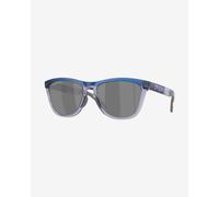 Oakley X Fortnite Brite Bomber Frogskins Range Glasses Matte Transparent Blue with Prizm Black lenses