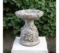 Oakleystone Northern English Oak Design Stone Cast Bird Bath Bird Feeder