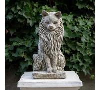 Oakleystone Northern Stone Cast Large Felis Cat Garden Ornament Animal Statue