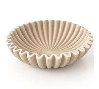 OAKOA Large Decorative Bowl for Home Decor - Purse Bowl Decor - Key Bowl for Entryway Table - Coffee Table Bowl - Organic Modern Home Decor