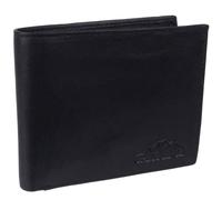 Oakridge Leather Men's Bifold Wallet RFID Protected | RFID card protection, 8 card slots, ID Window, Coin pocket, Banknote section, Slim-fit design.