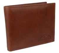 Oakridge Leather Men's Bifold Wallet RFID Protected | RFID card protection, 8 card slots, ID Window, Coin pocket, Banknote section, Slim-fit design.