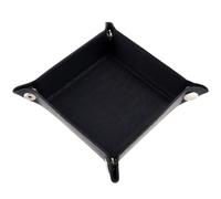 Oakridge Leather Men's Change Coin/Tidy Tray - Black