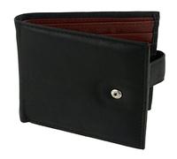 Oakridge Mens Leather Classic Tabbed Wallet Gift Compact