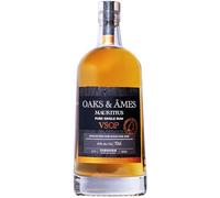 Oaks & Âmes VSOP Rum 70 cl - Mauritian Agricole-Style Cane Juice Rum - 4-5 Years Aged in Sweet Wine, Cognac, Bourbon & New Oak Casks - 43% ABV