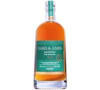 Oaks & Âmes XO Rum 70 cl - Aged 6 Years in Sweet Wine, Cognac, Bourbon & Oak Casks - Dry, Complex Mauritian Agricole Rum - 43% ABV
