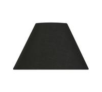 Oaks Lighting 10-inch Cotton Coolie Shade, Black, S501/10 BK