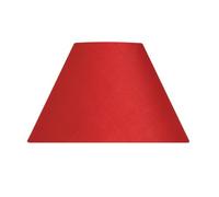 Oaks Lighting 10-inch Cotton Coolie Shade, Red