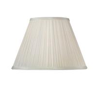 Oaks Lighting 10-inch Ivory Immitation Mushroom Pleated Shade