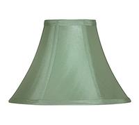 Oaks Lighting 12-inch Faux Silk Empire Shade, Sage Green