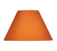 Oaks Lighting Cotton Coolie Shade, 14-inch, Satsuma, Fabric, Orange