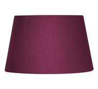 Oaks Lighting Cotton Drum Shade, 12-inch, Fabric, Wine Red