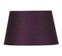 Oaks Lighting Cotton Drum Shade, 12-inch, Plum