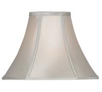 Oaks Lighting Faux Silk Empire Shade, 8-inch, Soft Grey