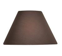 Oaks Lighting S501/8 MU Cotton Coolie Shade, 8-inch, Fabric, Mushroom Brown