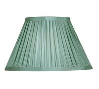 Oaks Lighting S650/14 SE 14-inch Imitation Mushroom Pleated Shade, Sage Green