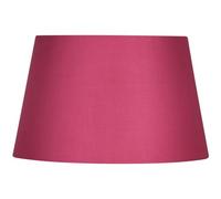 Oaks Lighting S901/14 HP Cotton Drum Shade, 14-inch, Hot Pink, Fabric