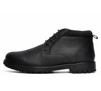 Oaktrak Ballard Men's Leather Boots | Chukka Boots | Black | UK Size 11