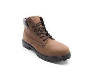 Oaktrak 'Baxter' 6 Eyelet Biker Ankle Men's Leather Boots