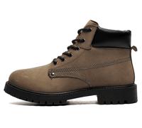 Oaktrak Baxter Men's Leather Boots B Grade | Boots | Grey / Light Brown / Olive Tint | UK Size 8