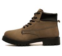 Oaktrak Baxter Men's Leather Boots | Boots | Grey / Brown Tint | UK Size 12