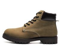 Oaktrak Baxter Men's Leather Boots | Boots | Stone | UK Size 8