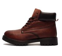 Oaktrak Baxter Men's Leather Boots | Boots | Wood | UK Size 8