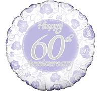 OAKTREE UK 228625 Oaktree 18" Happy 60th Anniversary