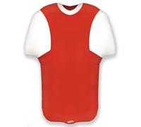 Oaktree 24" Shape Sports Shirt Red/White Foil Balloon