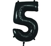 Oaktree 34" Black Foil Number 5 Balloon (606654)