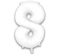 Oaktree 34" Number 8 Matte White