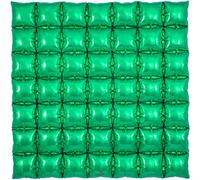 Oaktree 36" Green 7x7 Waffle Foil Balloon Packaged