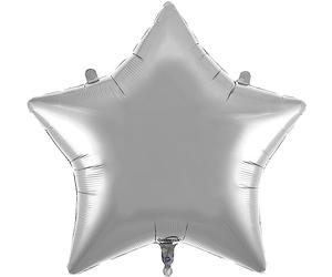 Oaktree 36" Silver Star Packaged Balloon
