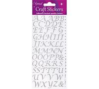 Oaktree Crafts Eleganza Stylised Alphabet Set, Silver Number 66