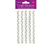Oaktree Crafts Eleganza Wave Strips, Diamond/Pearl