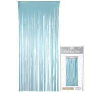 Oaktree Door Curtain 0.90m x 2.40m Pastel Blue