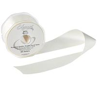 OakTree Double Faced Ribbon, Ivory (No. 61), 50 mm x 20 m