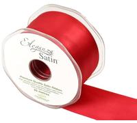 OakTree Double Faced Ribbon, Red (No.16), 50 mm x 20 m