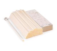 Oaktree Eco Balloon Sticks with Holder for Air Filled Balloons - Pack of 100