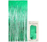 Oaktree Foil Door Curtain 0.90m x 2.40m Metallic Green