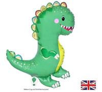 Oaktree Mini Shape 15" Happy Dinosaur Metallic (For Air) Packaged